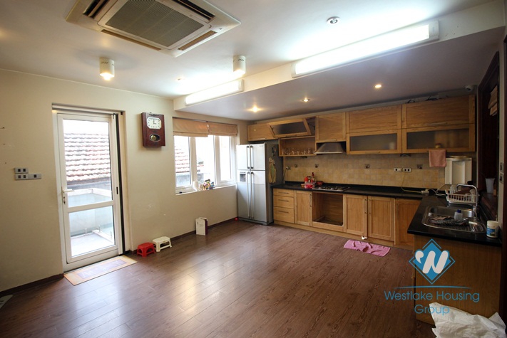 Modern house rental with a pool, nice wooden floor and balcony in Tay Ho